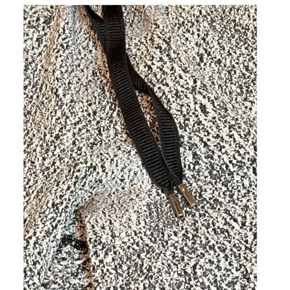 Lululemon Jet Pant Power Spray Jacquard White Black Sz 6 Relaxed - Picture 8 of 13